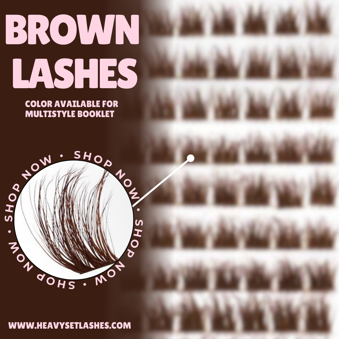 THE LASH COLLECTION IN BROWN by HEAVYSET.