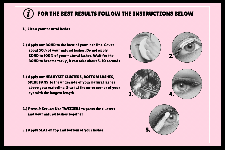 BABYPHAT: DIY CLUSTER LASH EXTENSION KIT by HEAVYSET. (PRE-ORDER)