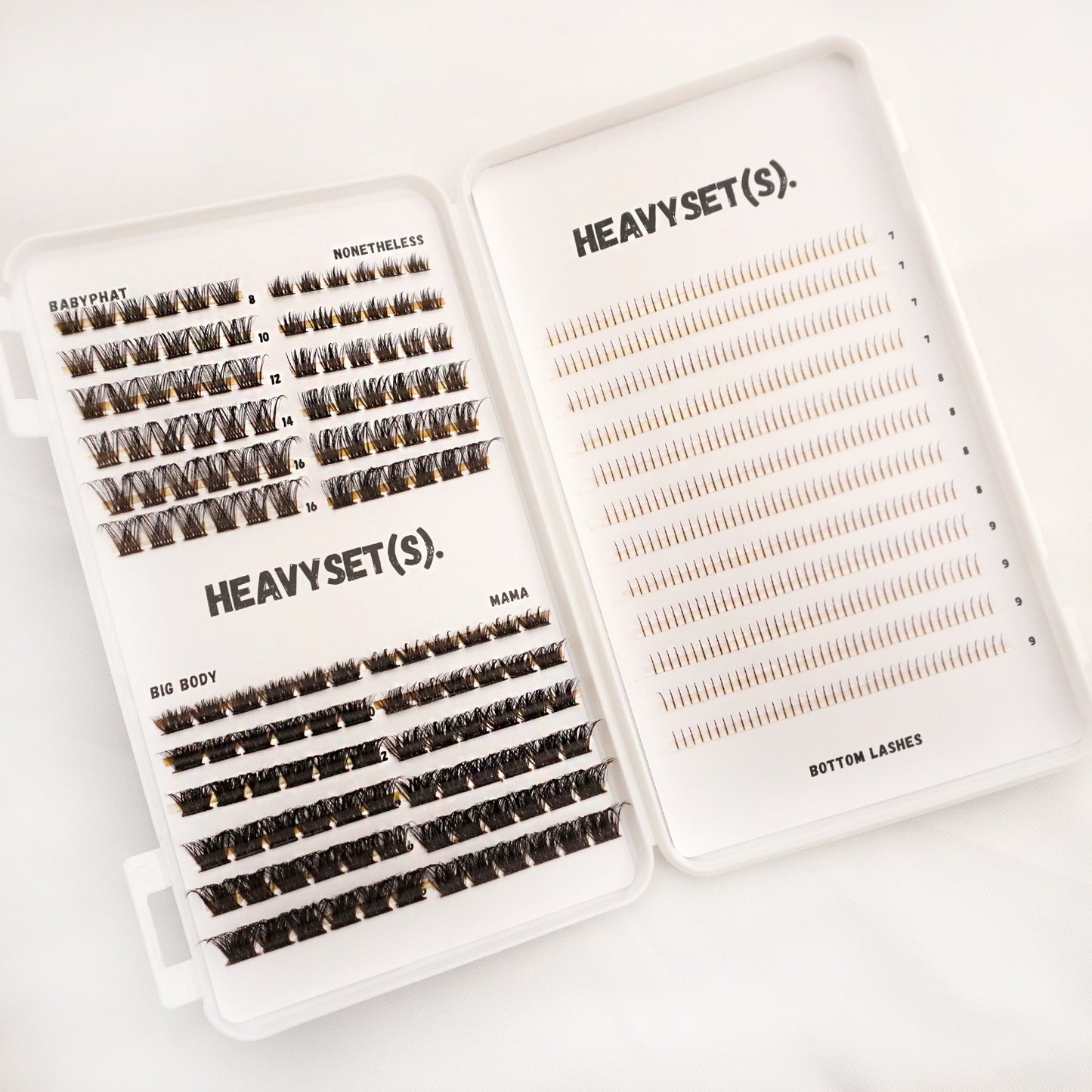 THE LASH COLLECTION IN BROWN by HEAVYSET.