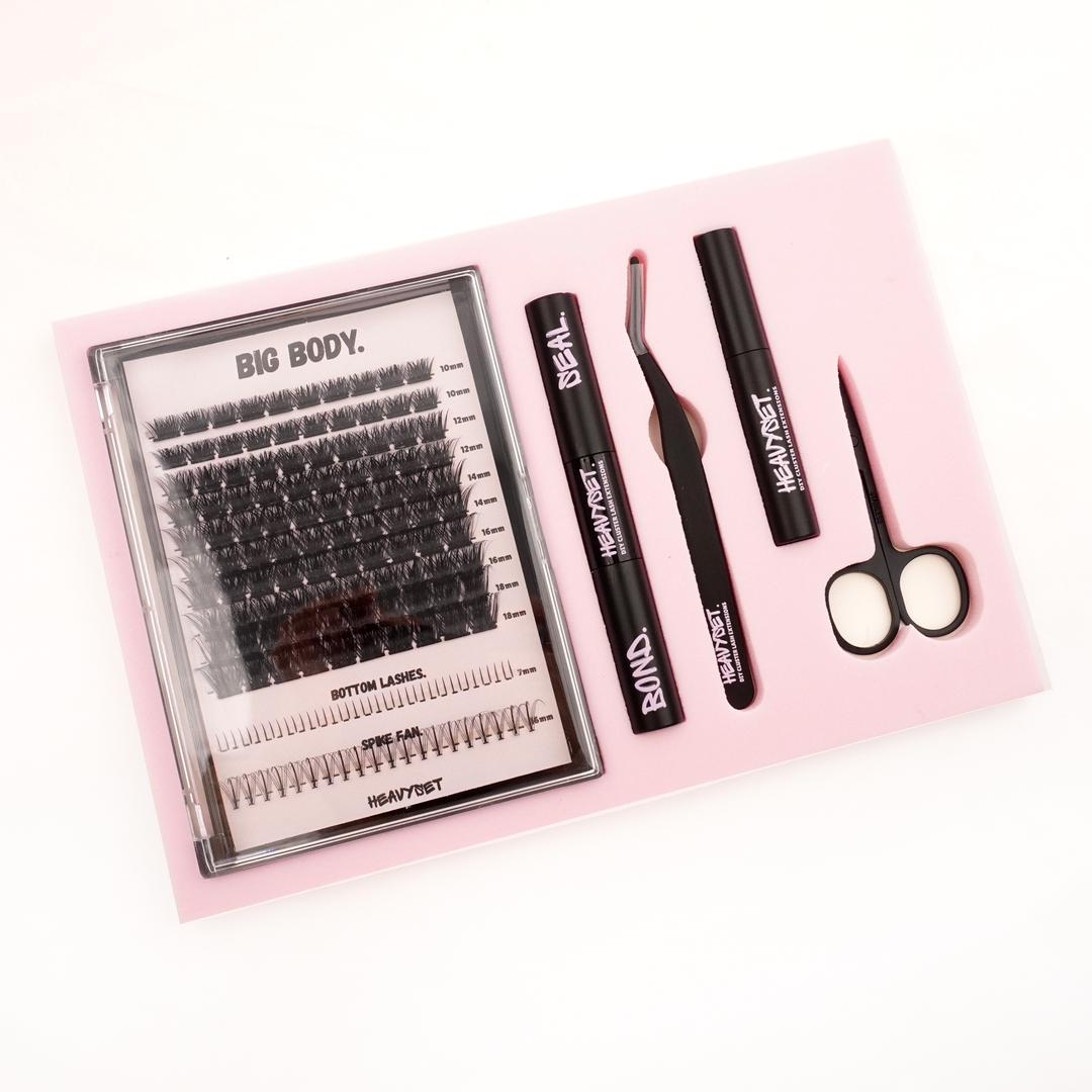 BIG BODY: DIY CLUSTER LASH EXTENSION KIT by HEAVYSET.