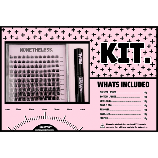 NONETHELESS: DIY CLUSTER LASH EXTENSION KIT by HEAVYSET.